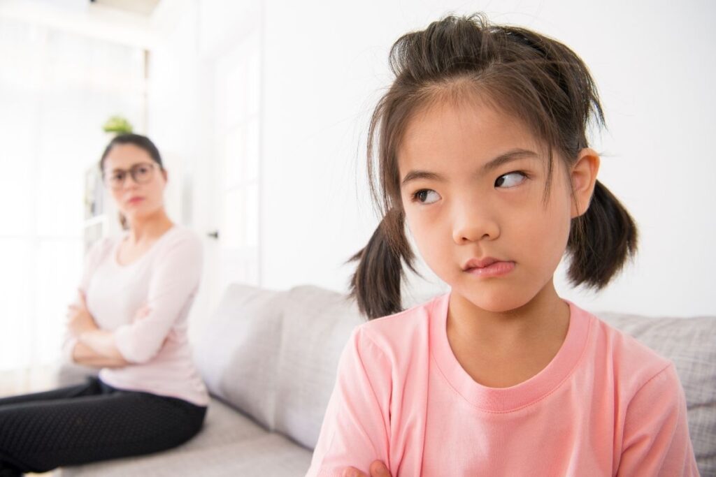A girl with challenging behaviors during a play-based ABA Therapy session at MindWay ABA in Carmel.